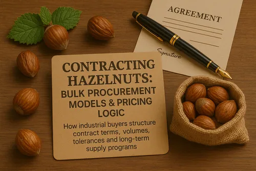 Bulk hazelnut procurement and contracting concept