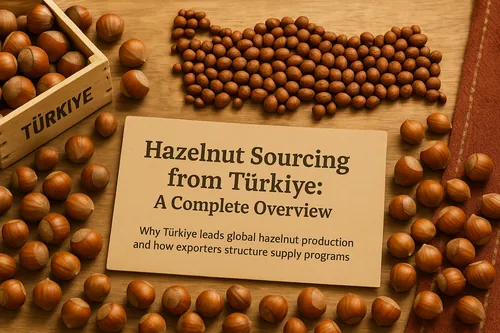 Hazelnut sourcing regions and supply model in Turkey
